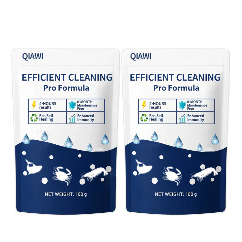 ✨Crystal Clear Water in Just One Night ! | ⏱️ Cristallin en 24 Heures ! | QIAWI EFFICIENT CLEANING Pro Formula