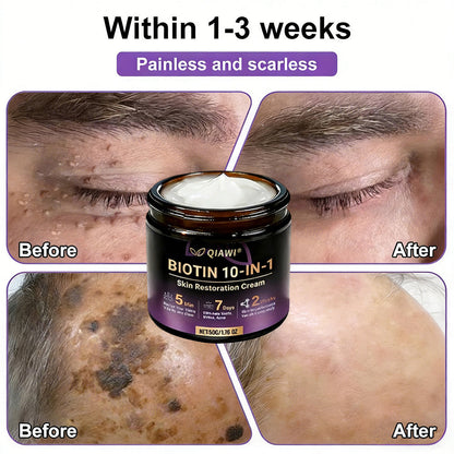 Product shipped from the USA ✨ QIAWI® Biotin 10-in-1 Skin Restoration Cream 🦊