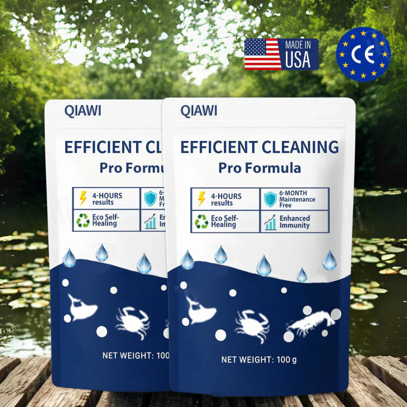 ✨Crystal Clear Water in Just One Night ! | ⏱️ Cristallin en 24 Heures ! | QIAWI EFFICIENT CLEANING Pro Formula