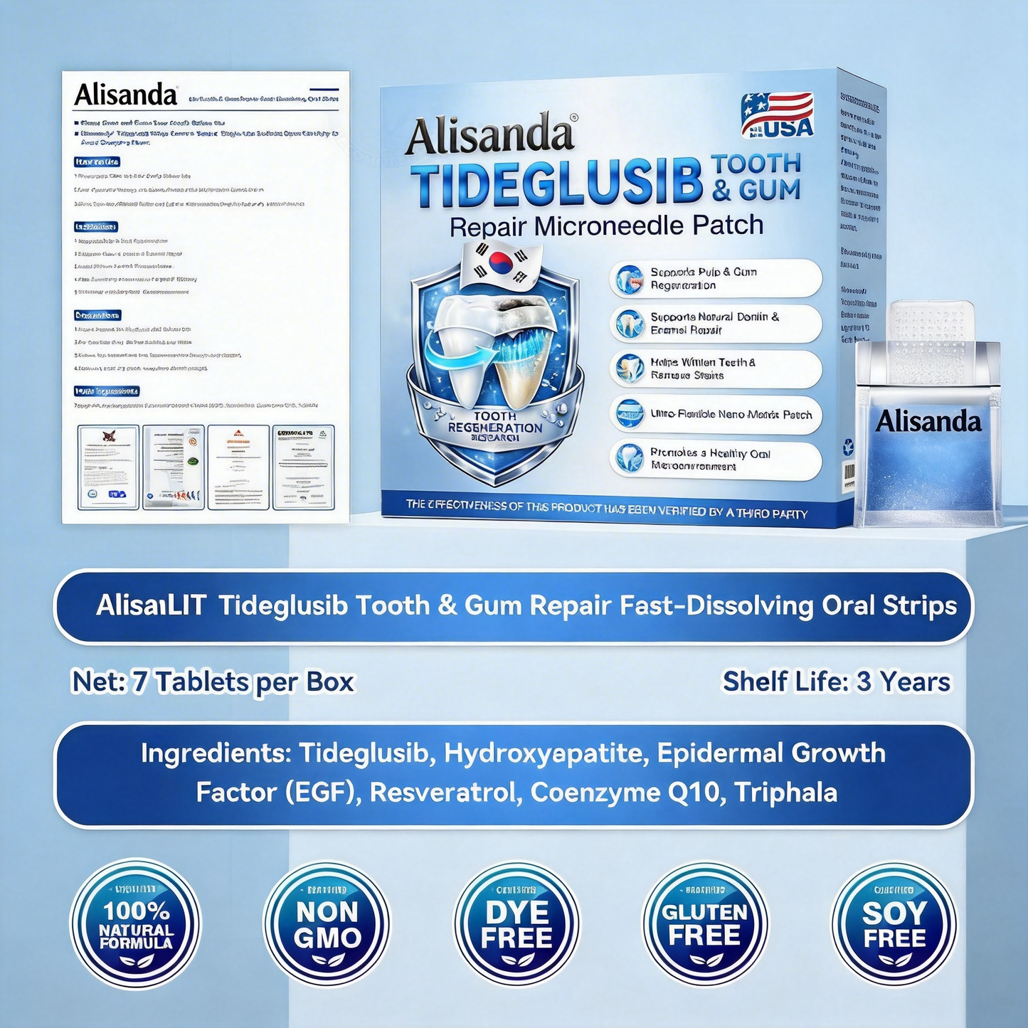 ✨𝑨𝒍𝒊𝒔𝒂𝒏𝙙𝙖®🦷 𝙏𝙞𝒅𝒆𝒈𝒍𝒖𝒔𝒊𝒃 𝑭𝒂𝙨𝙩‑𝘿𝙞𝙨𝙨𝙤𝙡𝙫𝙞𝙣𝙜 𝙏𝙤𝙤𝙩𝙝 & 𝙂𝙪𝒎 𝑹𝒆𝒑𝒂𝒊𝒓 𝑶𝒓𝒂𝙡 𝙎𝙩𝒓𝒊𝒑𝒔
