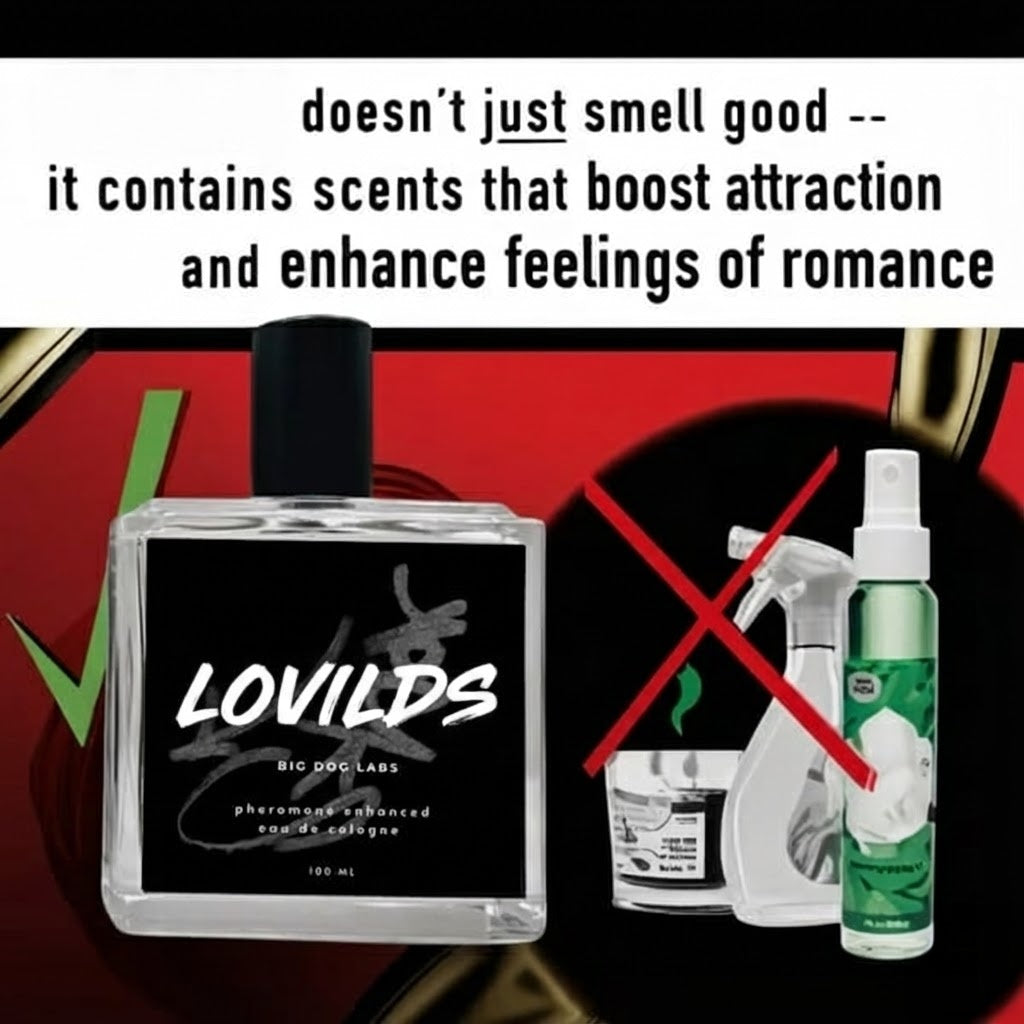 LOVILDS Pheromone Infused Eau de Cologne Magnetic Encounters Fragrance